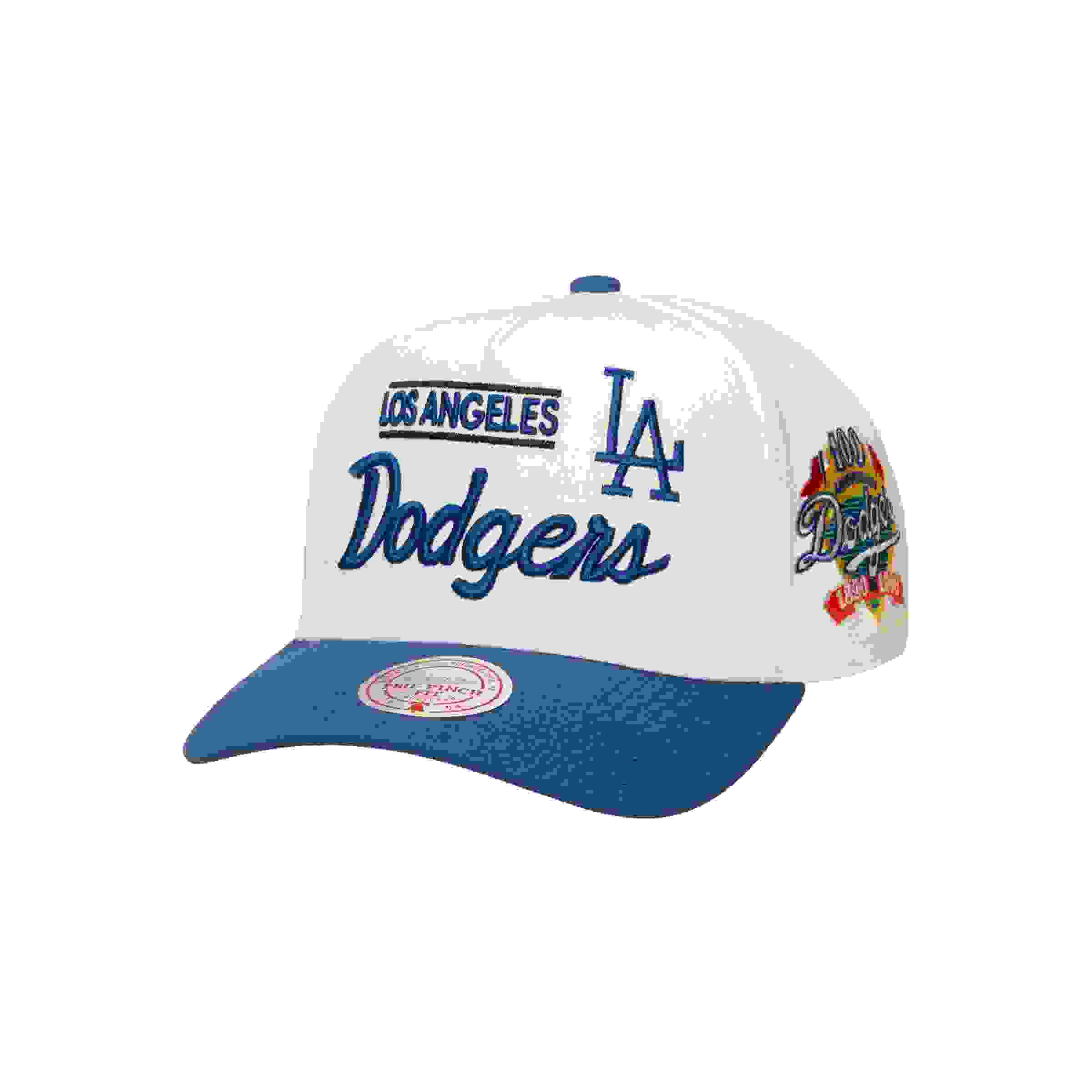 Mitchell & Ness Los Angeles Dodgers Bill Smack White/Royal Snapback Hat